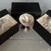 Set of 5 pewter cups