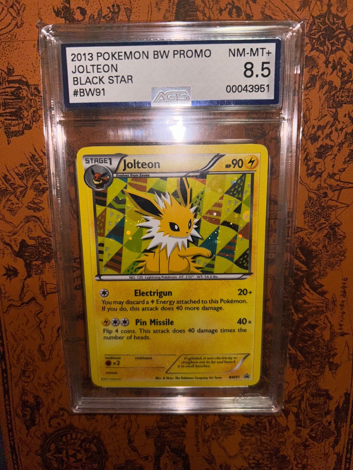 Jolteon Black Star Promo Card