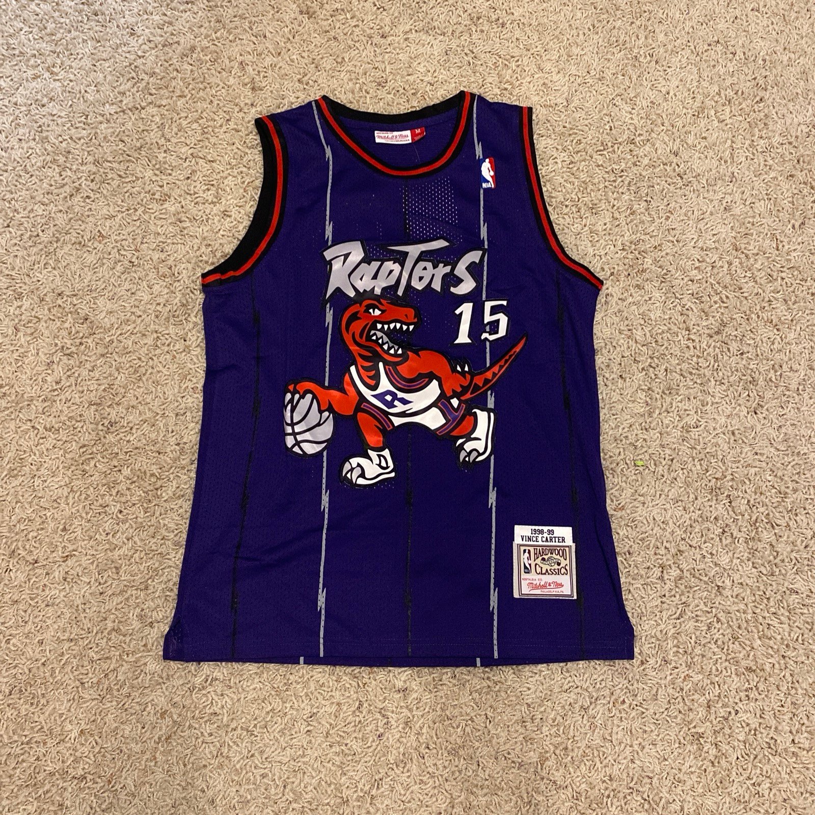 New Mitchell & Ness Vince Carter Raptors Jersey Size Medium