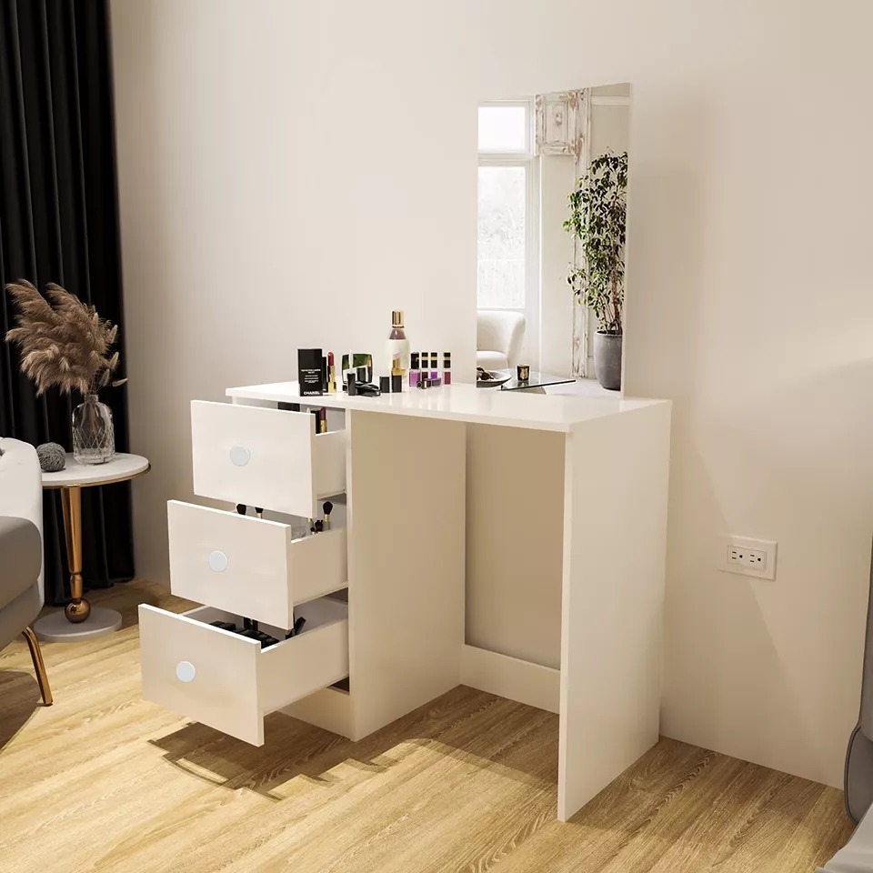 Vanity Makeup Table Home Bedroom Bathroom Dressing Area Durable Sturdy