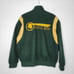 Vintage Identity Inc Mens Small Pontiac Moon Wool Leather Green Tan Jacket