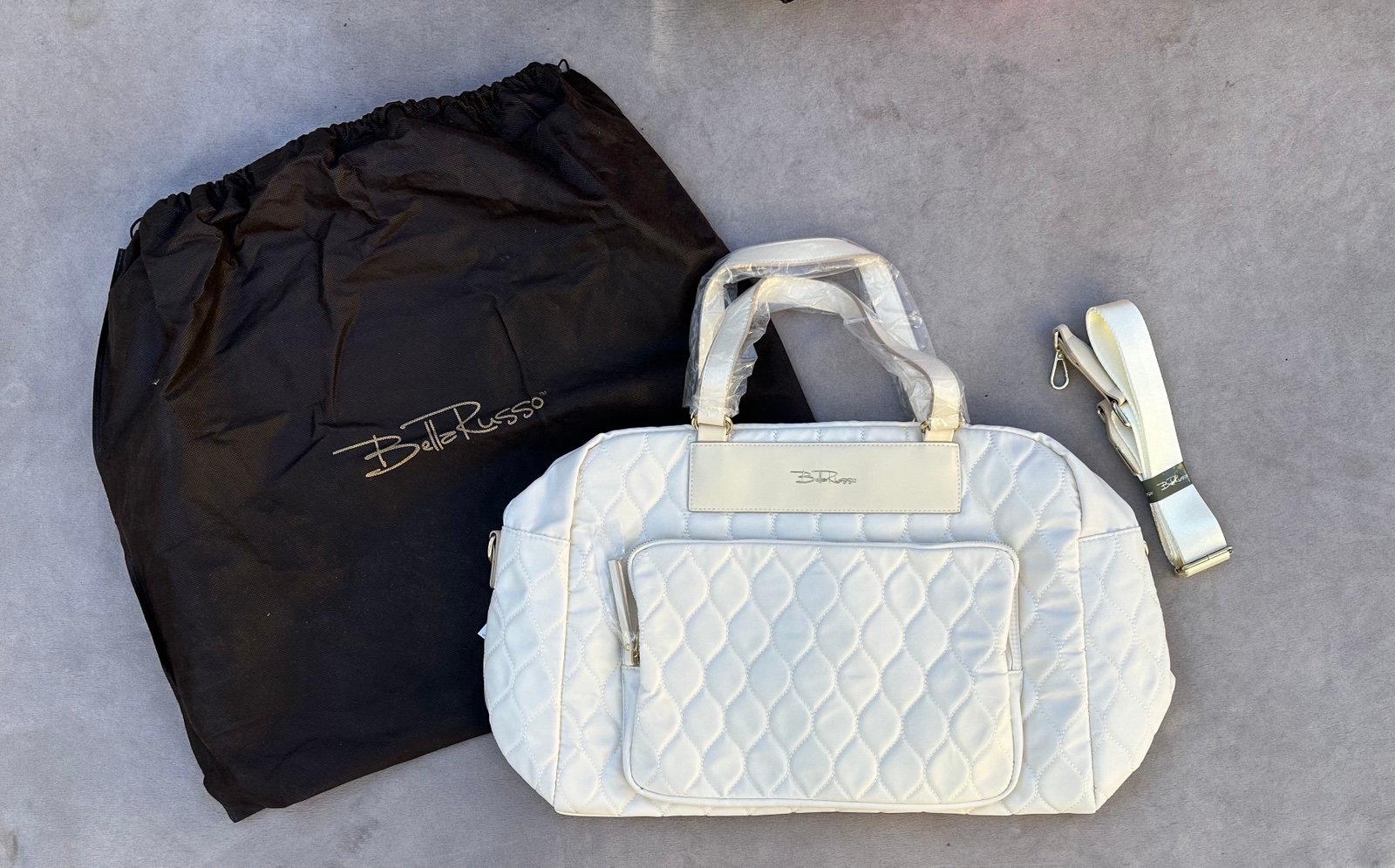 New Bella russo duffle bag with dust bag