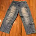 Vintage Y2K Cybertrek Performance 42 x 32 Blue Cargo Denim Jeans