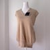 NWT Vintage ‘90s Thane Cream V-Neck Sweater Vest