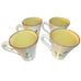 Euro Ceramica Oliva Olive Sand Color Set Of 4 Cups Mugs Italy Provence