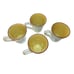 Euro Ceramica Oliva Olive Sand Color Set Of 4 Cups Mugs Italy Provence