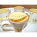 Euro Ceramica Oliva Olive Sand Color Set Of 4 Cups Mugs Italy Provence