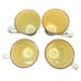 Euro Ceramica Oliva Olive Sand Color Set Of 4 Cups Mugs Italy Provence