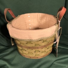Longaberger Small Bushel Basket - Sage