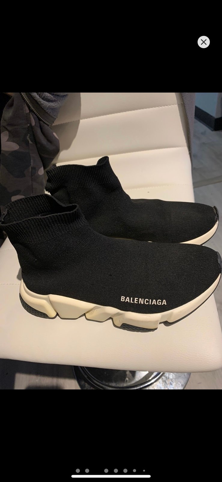 Balenciaga Speed Trainers in Black/White