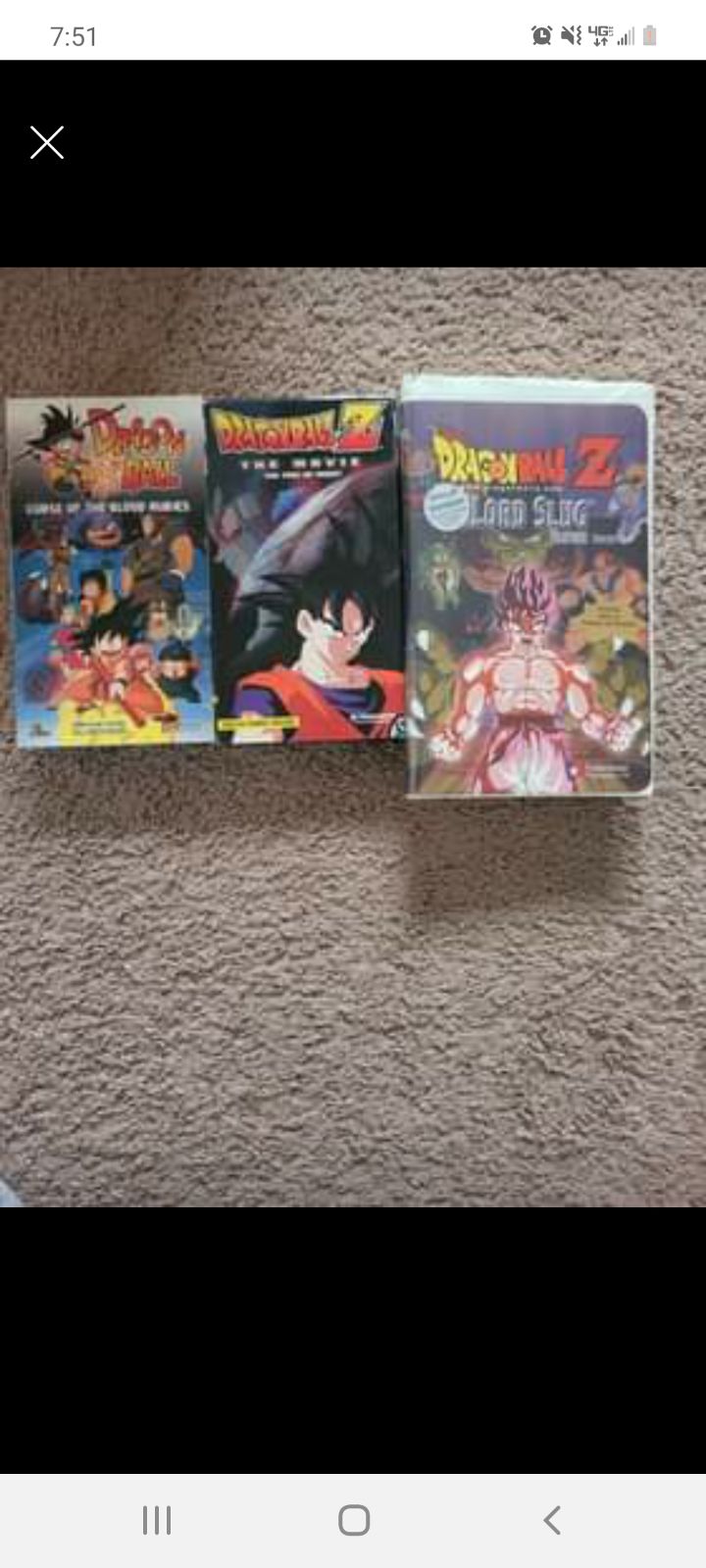 Early Dragon Ball Z VHS Bundle