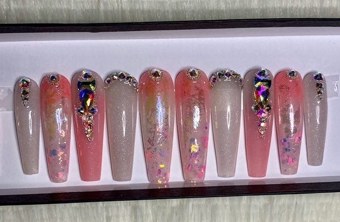 Bubble Gum Pink Press On Nails