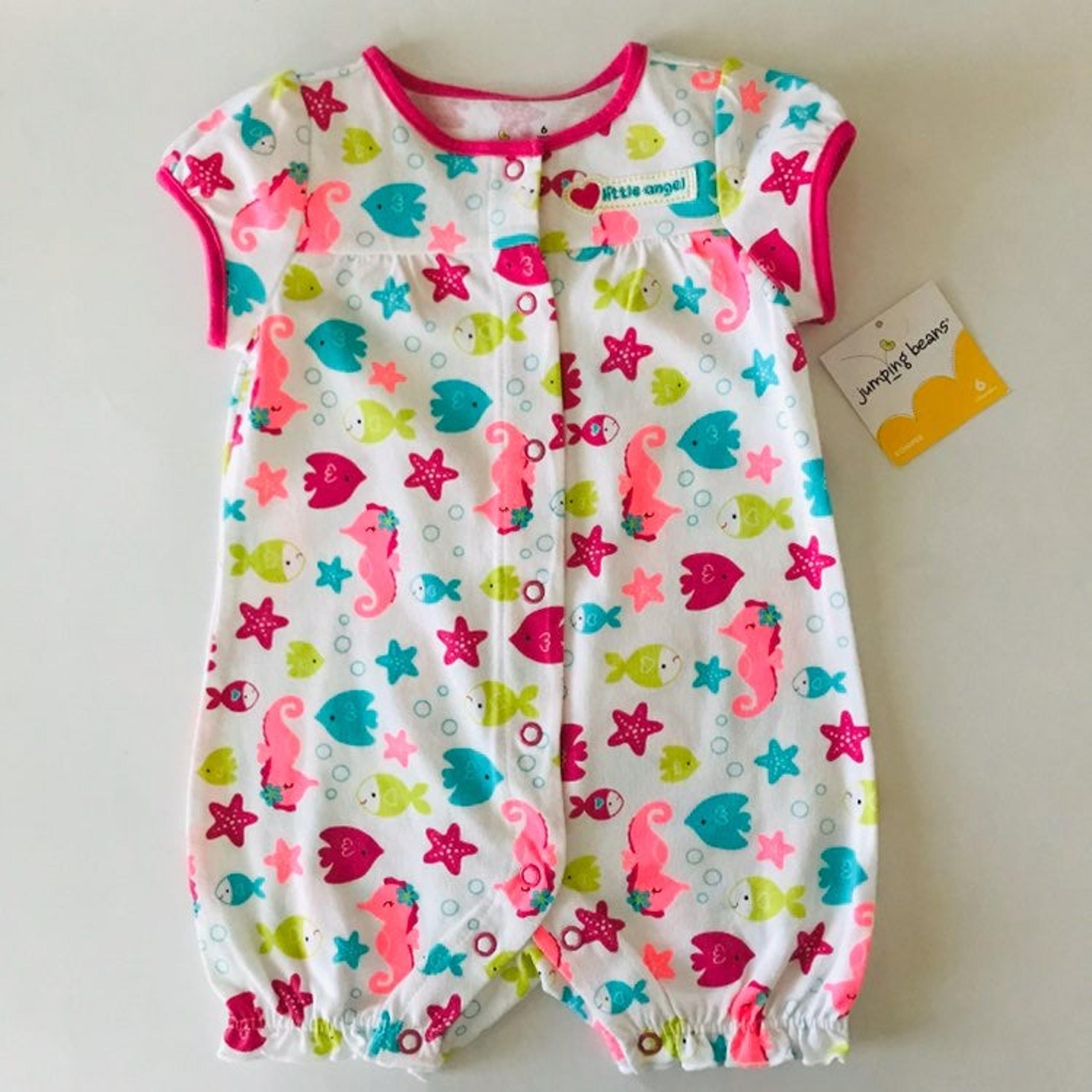 Baby Girl Fish Romper Little Angel