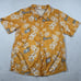 Montgomery Biscuits Shirt Unisex Medium Yellow Hawaiian Floral Button MiLB