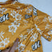 Montgomery Biscuits Shirt Unisex Medium Yellow Hawaiian Floral Button MiLB