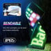 59.00 VALUE Bluetooth App Control LED Sign, Flexible USB 5V LED Car Programable