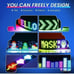 59.00 VALUE Bluetooth App Control LED Sign, Flexible USB 5V LED Car Programable