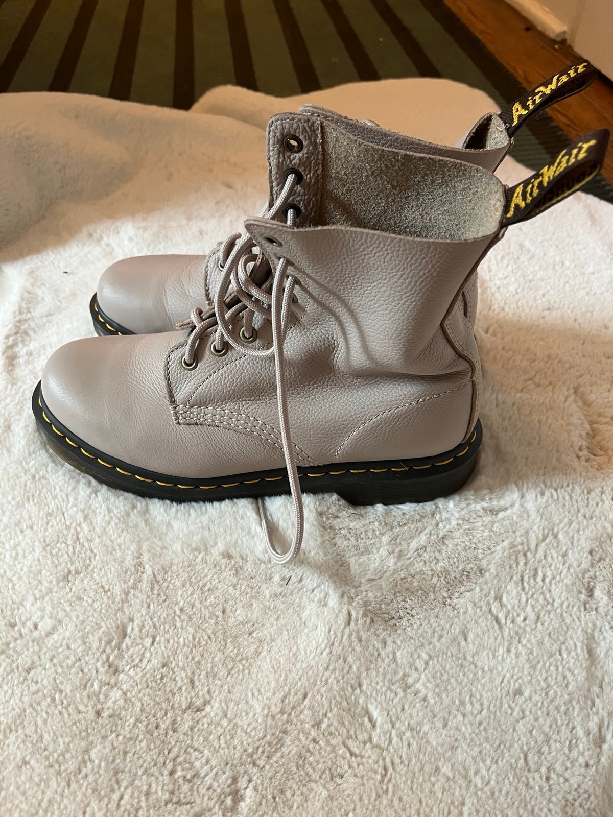 Powder pink Doc Martens