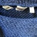 NEW SOFT SURROUNDINGS Chalet Tunic Top Chenille Button Back Blue L