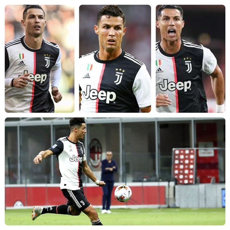Adidas Juventus 2019 #7 Ronaldo Soccer