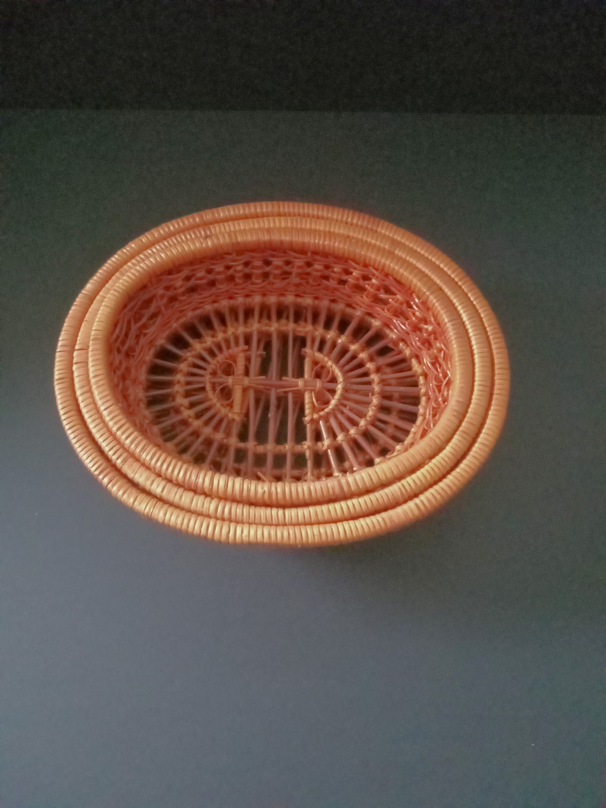 Lillian Vernon 3 Piece Wicker Woven Basket Set