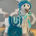 Handmade stuffed animal, llama doll, dolls, knit by hand, Handmade baby gift