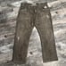 Vintage Y2K Brown Mek Denim Embroidered Baggy Jeans Size 40 x 34