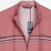 NWT Travis Mathew in the line up 1/4 zip long sleeve pullover shirt roan rouge