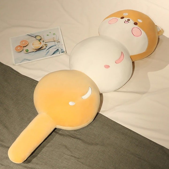NEW RARE XL Corgi Dango Plush Kawaii Animal 66cm Mochi Soft Pastel Pillow Japan