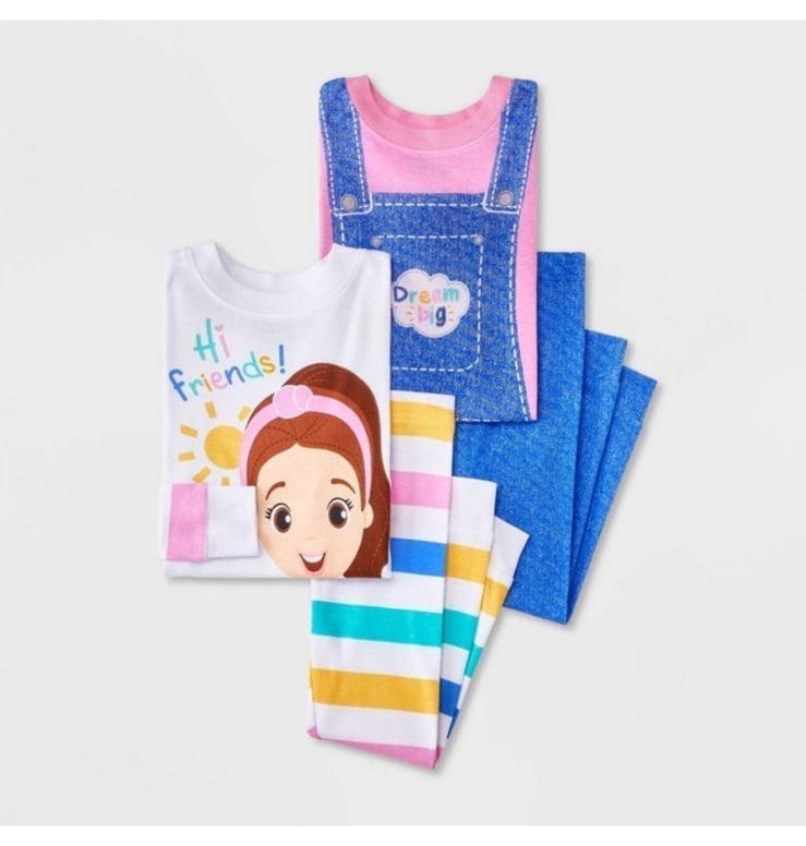 Ms. Rachel Snug Fit Cotton Pajamas - Size 4T