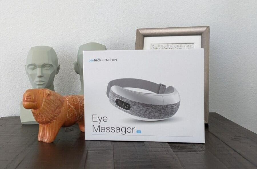 Jeeback X ENCHEN Eye Massager with Heat w/Music Relax Pain Relieve Heated Mask