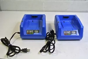 (2) Kobalt 40 Volt MAX Lithium-Ion Battery Charger KRC 840-03