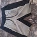 Lululemon Mens Active Shorts Size Large Black Gray Athletic Drawstring Lined