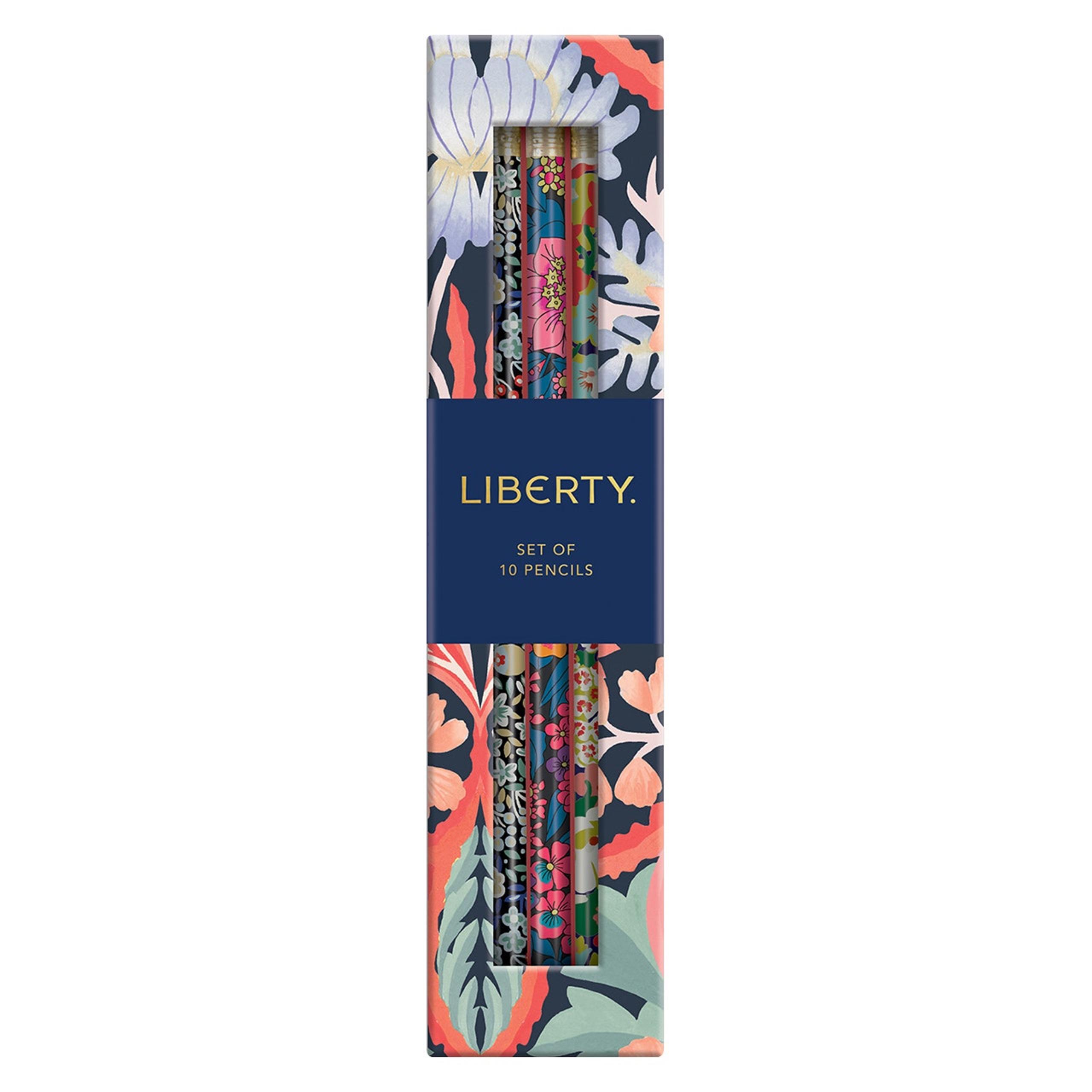 Liberty of London Floral Pencil Set - NEW