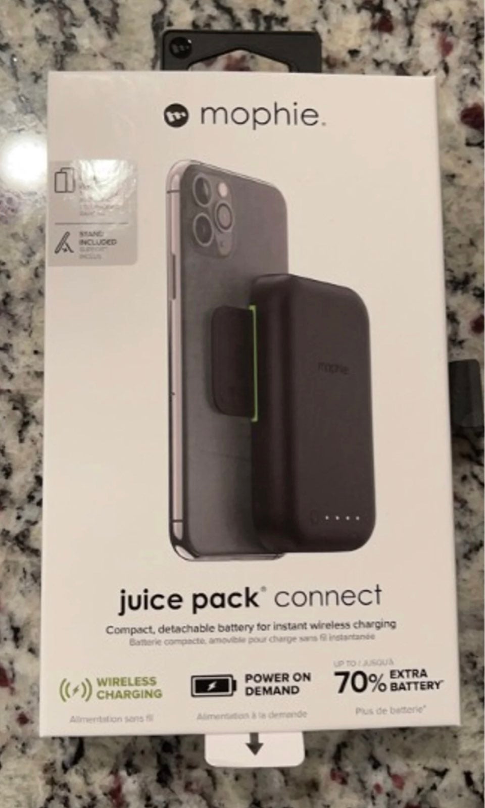 NIB Mophie juice pack connect wrls charg
