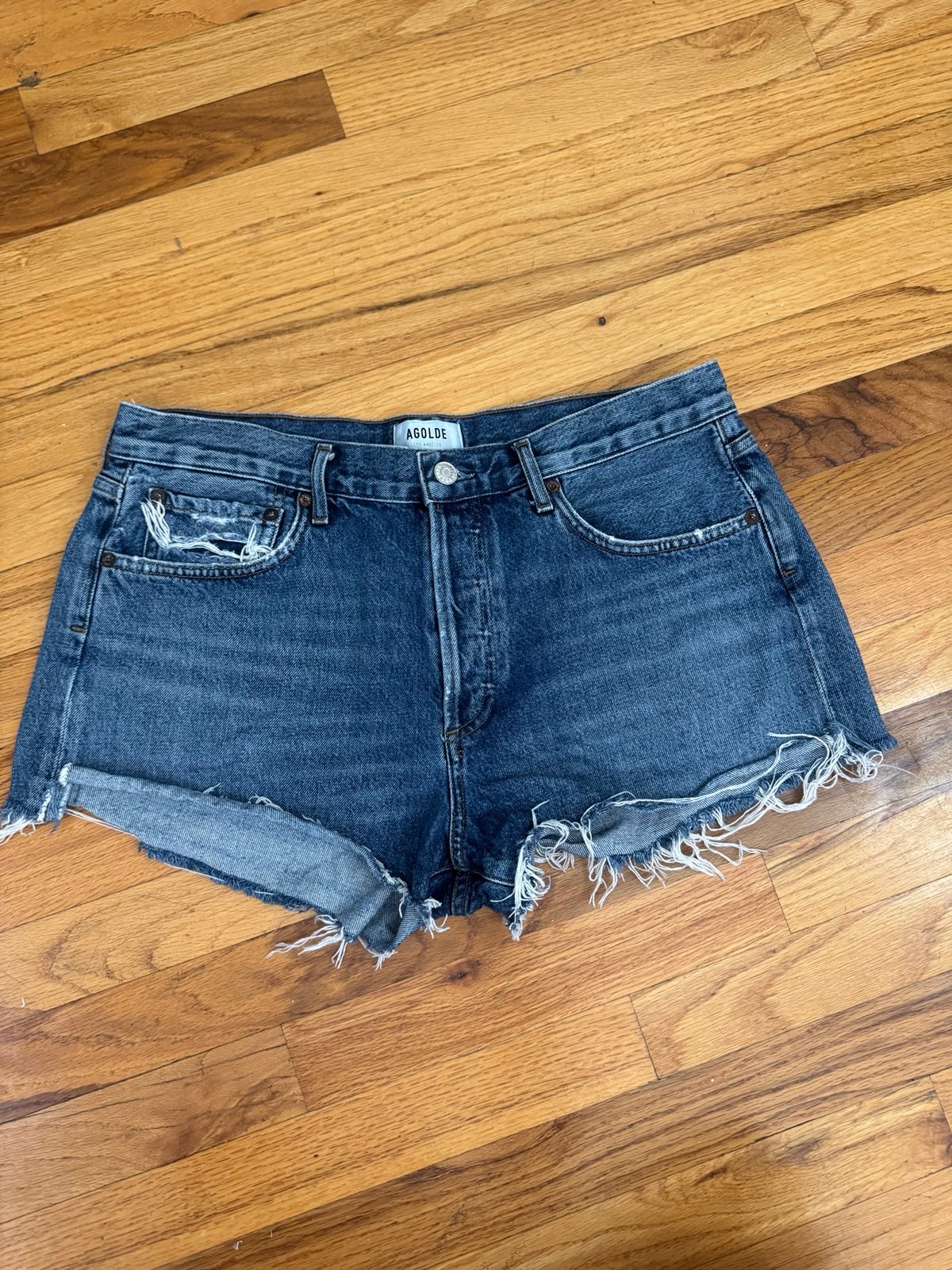 Agolde Parker jeans denim shorts sz 31 EUC