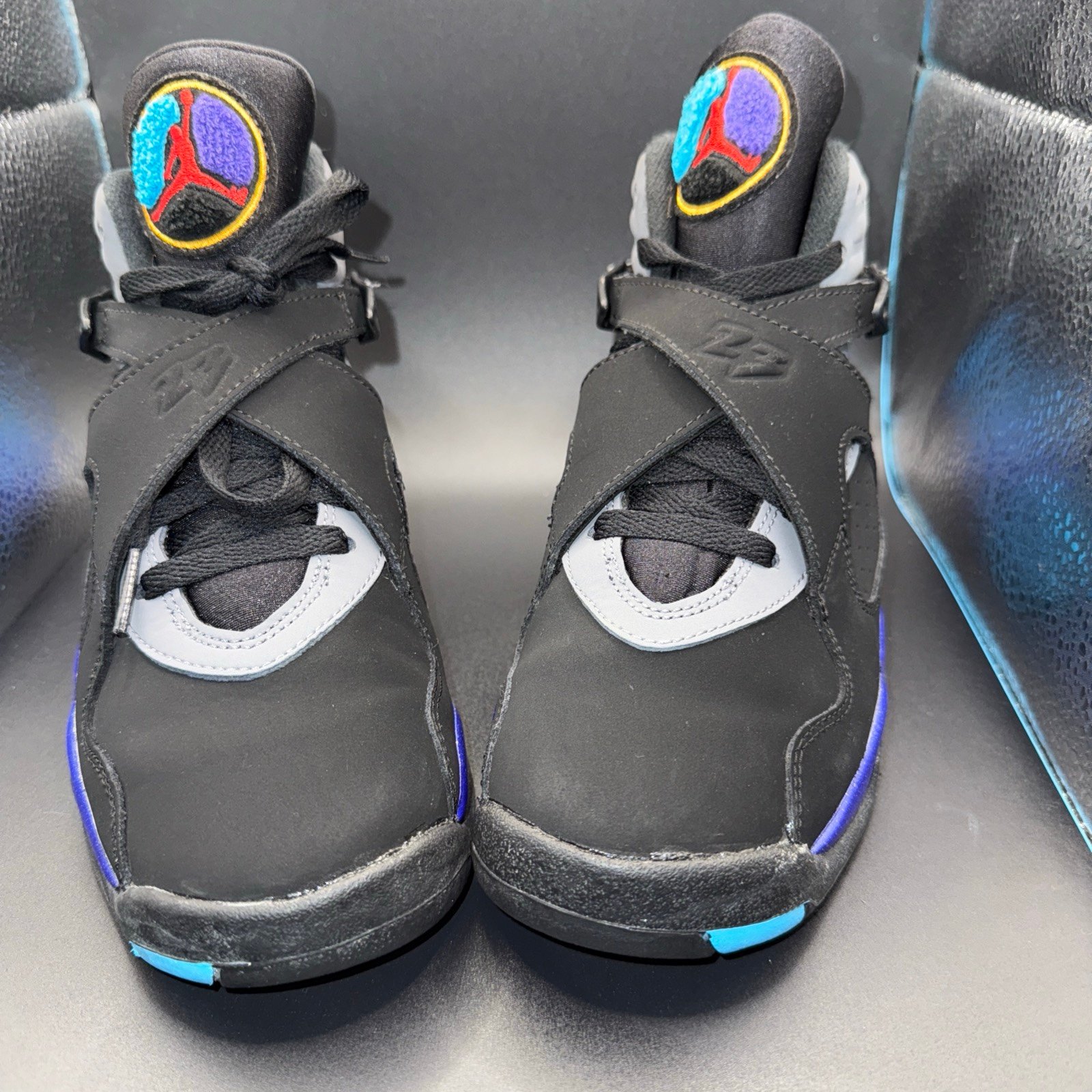 Size 5Y (GS) - Jordan 8 Retro 2015 Mid Aqua, 305368-025, Clean, No Box