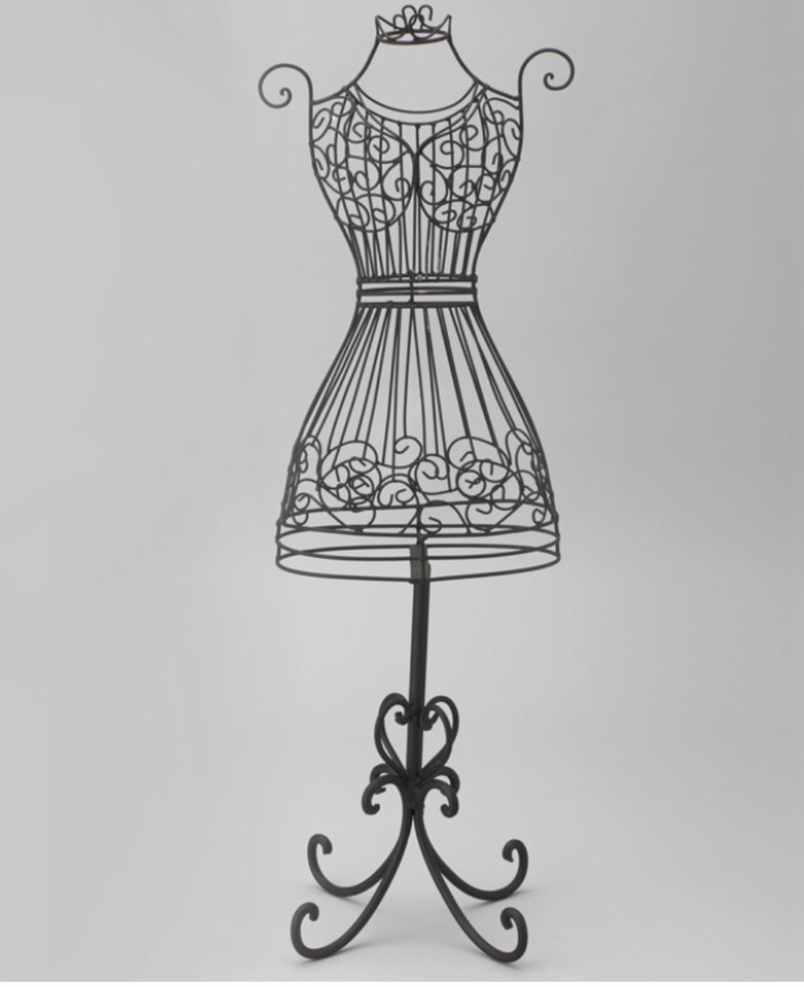 Carreon Wrought Iron Dress Sculpture