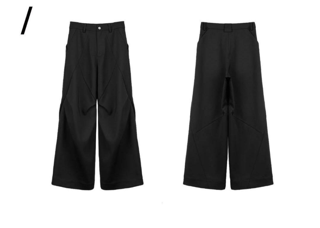 Common Divisor Rhombus Wide-Leg Pants