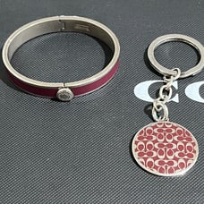 Coach Bracelet & matching Keychain