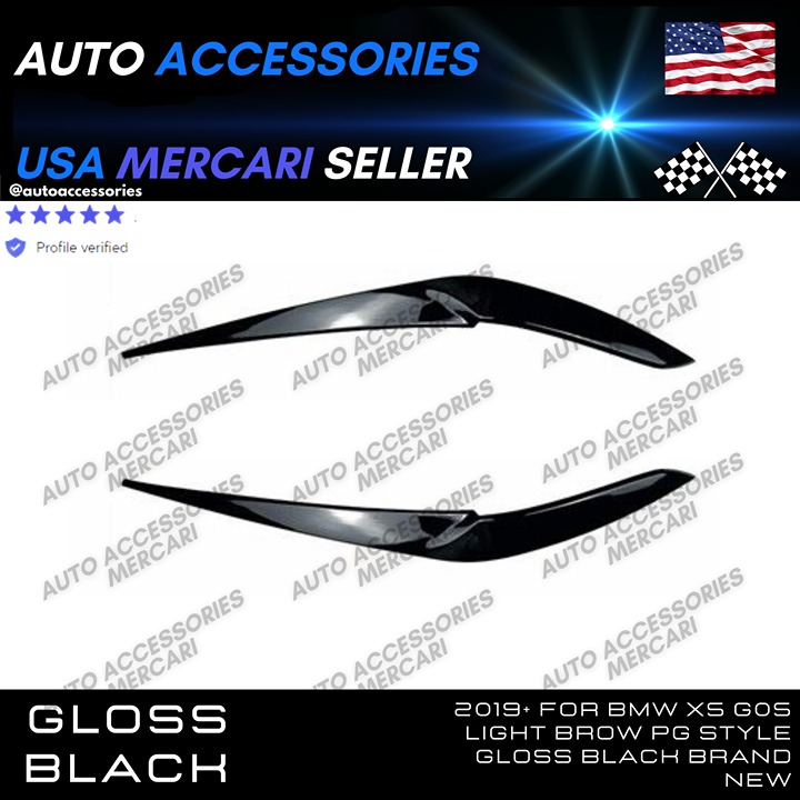 2019+ For BMW X5 G05 Light Brow PG Style Gloss Black Brand New