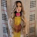 wavy h.d ash blonde balayage lace wig