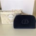Dior Beauty velvet navy pouch