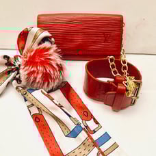 Louis Vuitton Epi Multicles 4 Key Wallet and Poignet