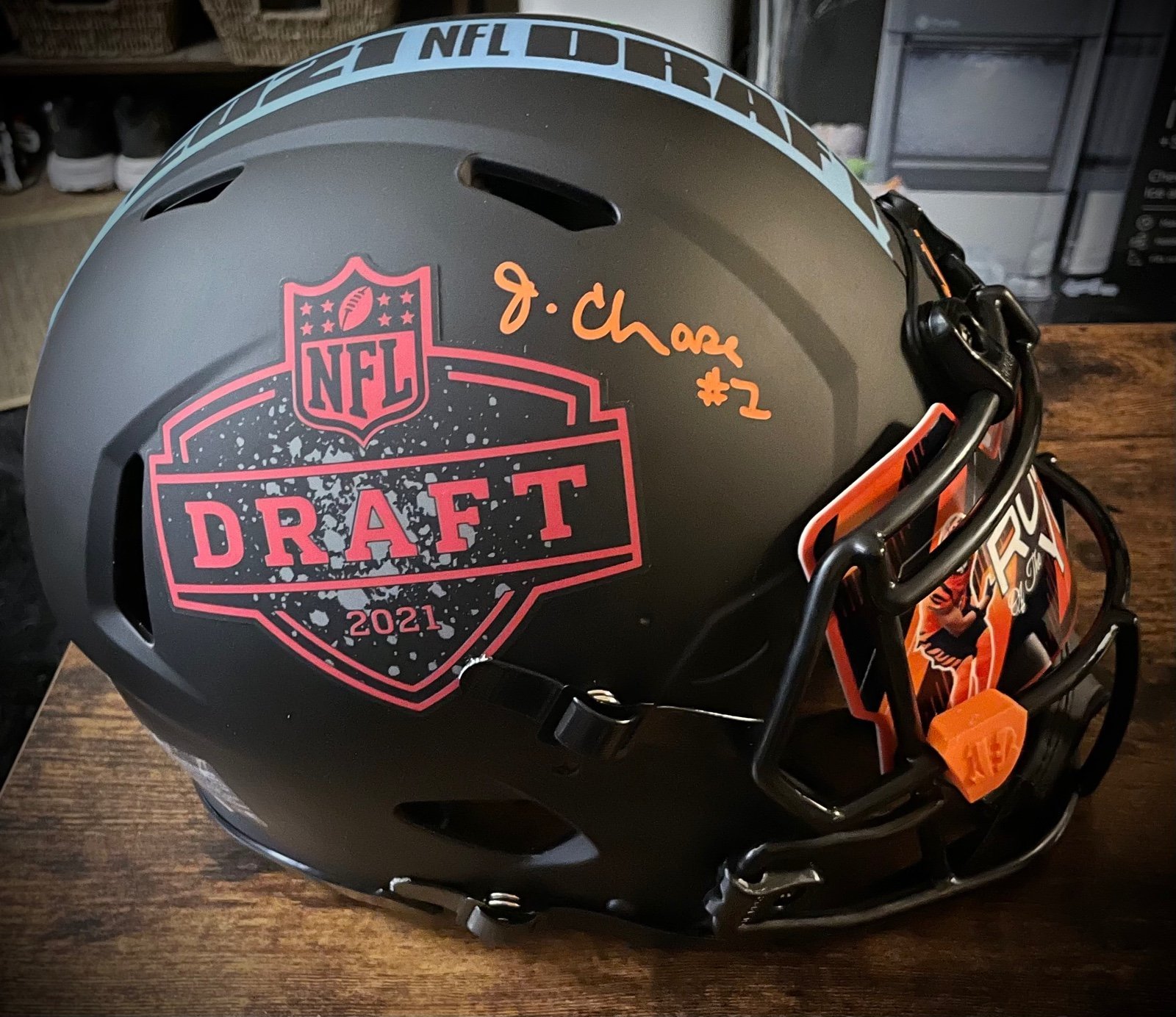 Ja’Marr Chase Signed NFL Authentic Full Size Helmet