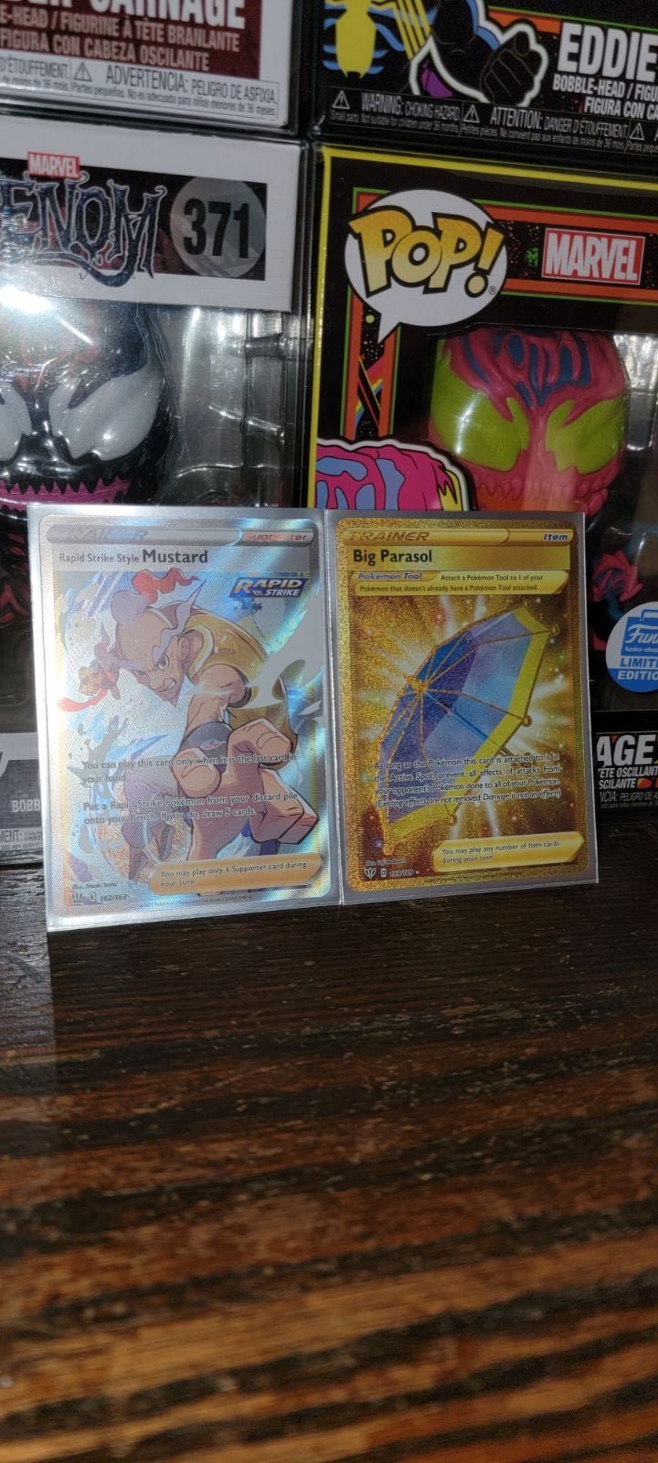 Pokemon Celebrations Big Parasol + Rapid Strike Style Mustard