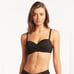 NWT Twist Front Bandeau Top - Black