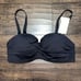 NWT Twist Front Bandeau Top - Black