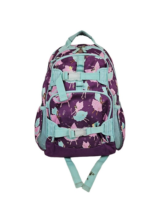 Pottery Barn Kids Large Mackenzie Purple & Aqua Fairy Backpack Girls