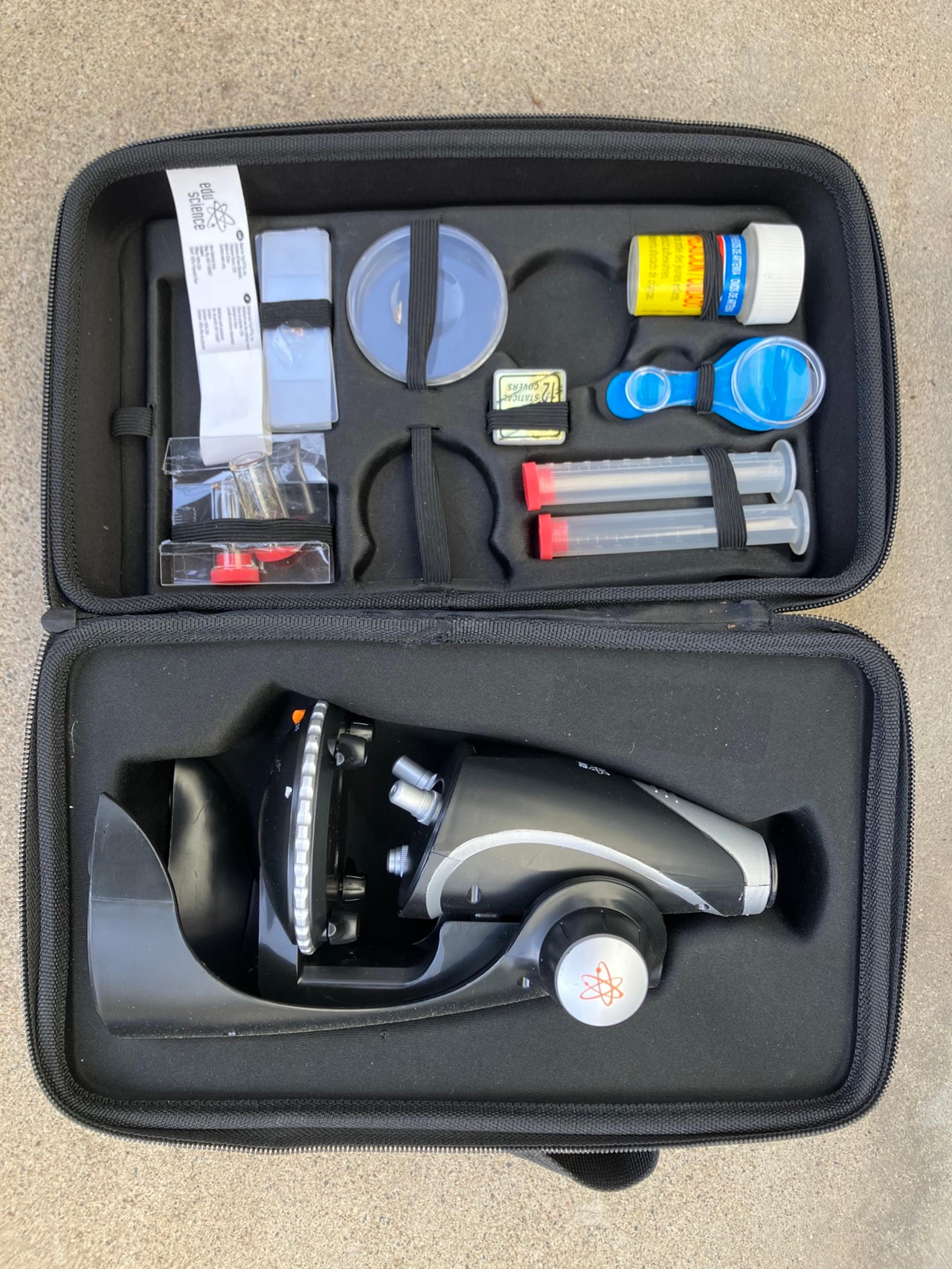 Edu Science 900x Macro View Microscope With Case